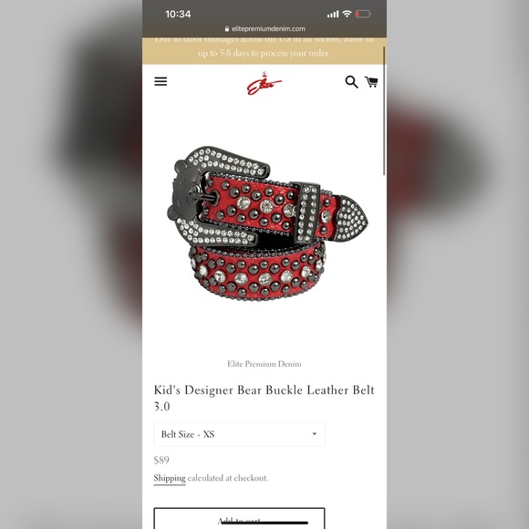 Elite premium belt boys - Picture 2 of 4